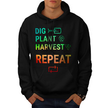 Wellcoda Farmer Life Work Mens Hoodie, Routine Casual Hooded Sweatshirt - £25.63 GBP+