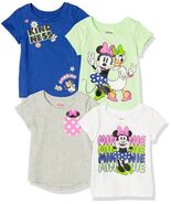 Amazon Essentials Girls Disney Marvel Star Wars Frozen T-Shirts Pack 4 S... - $330.68 MXN