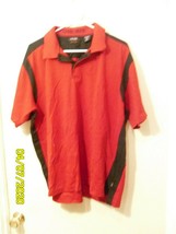 Izod X.F.G. Cool-FX Shirt Polo Short Sleeve Red Large - £9.24 GBP