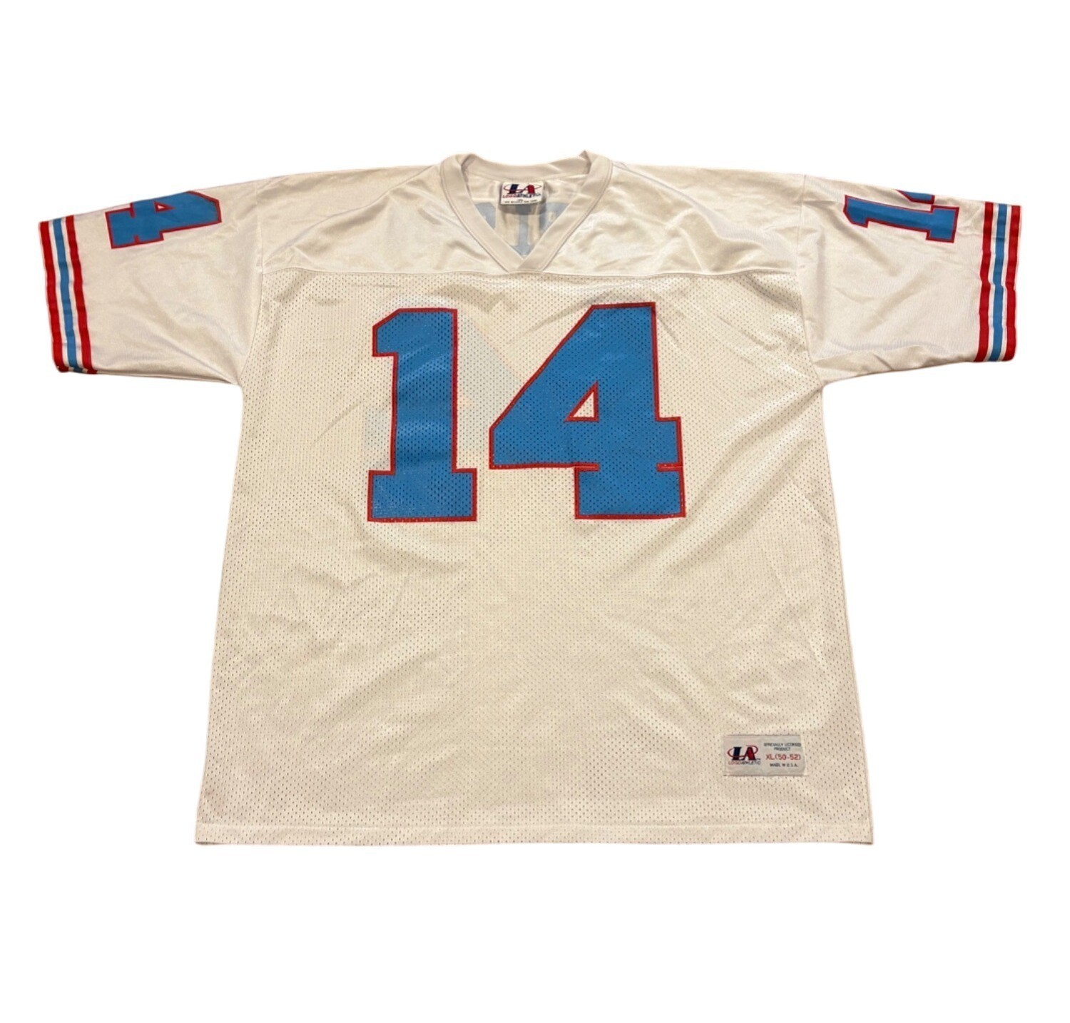 Rare Vintage Houston Oilers Cody Carlson #14 Logo Athletic NFL Jersey Men's XL Item image 2