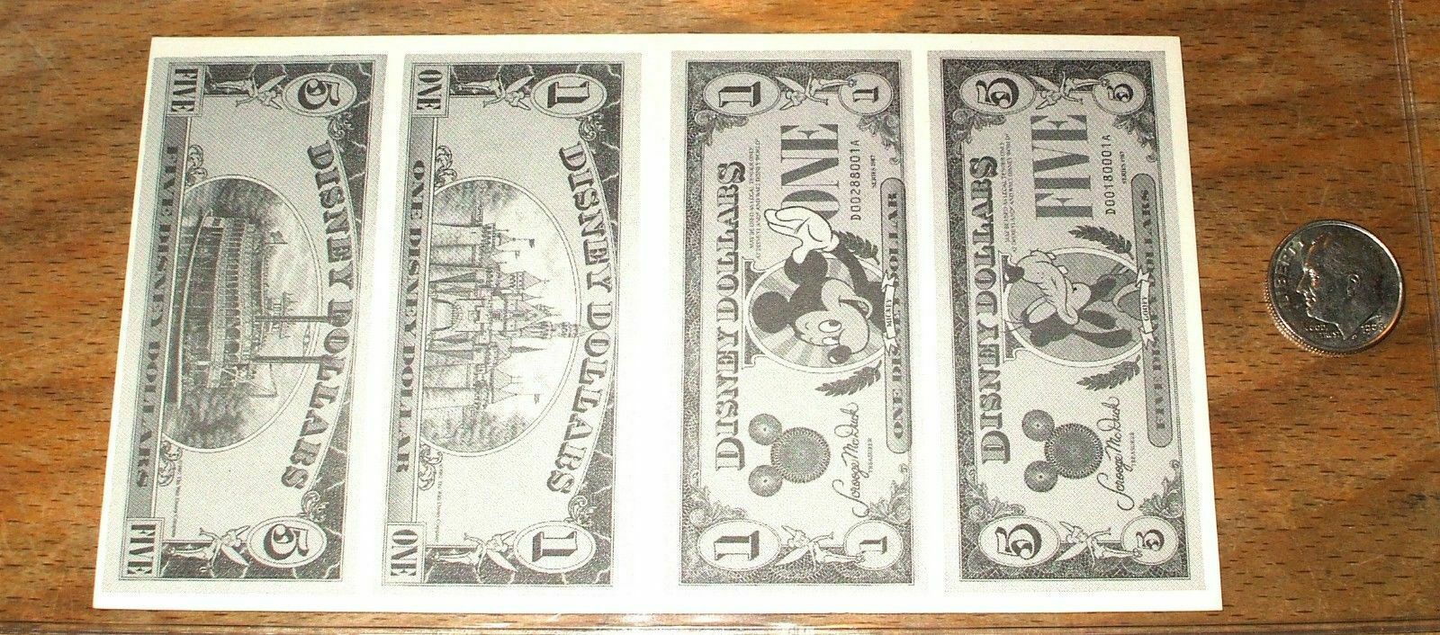 Primary image for 1987 DISNEY DOLLAR FACTS CARD - KEY FACTS FOR DISNEY DOLLARS
