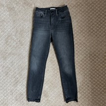 Good American Black Good Legs Crop High Waist Skinny Jeans 0/25 - $34.99