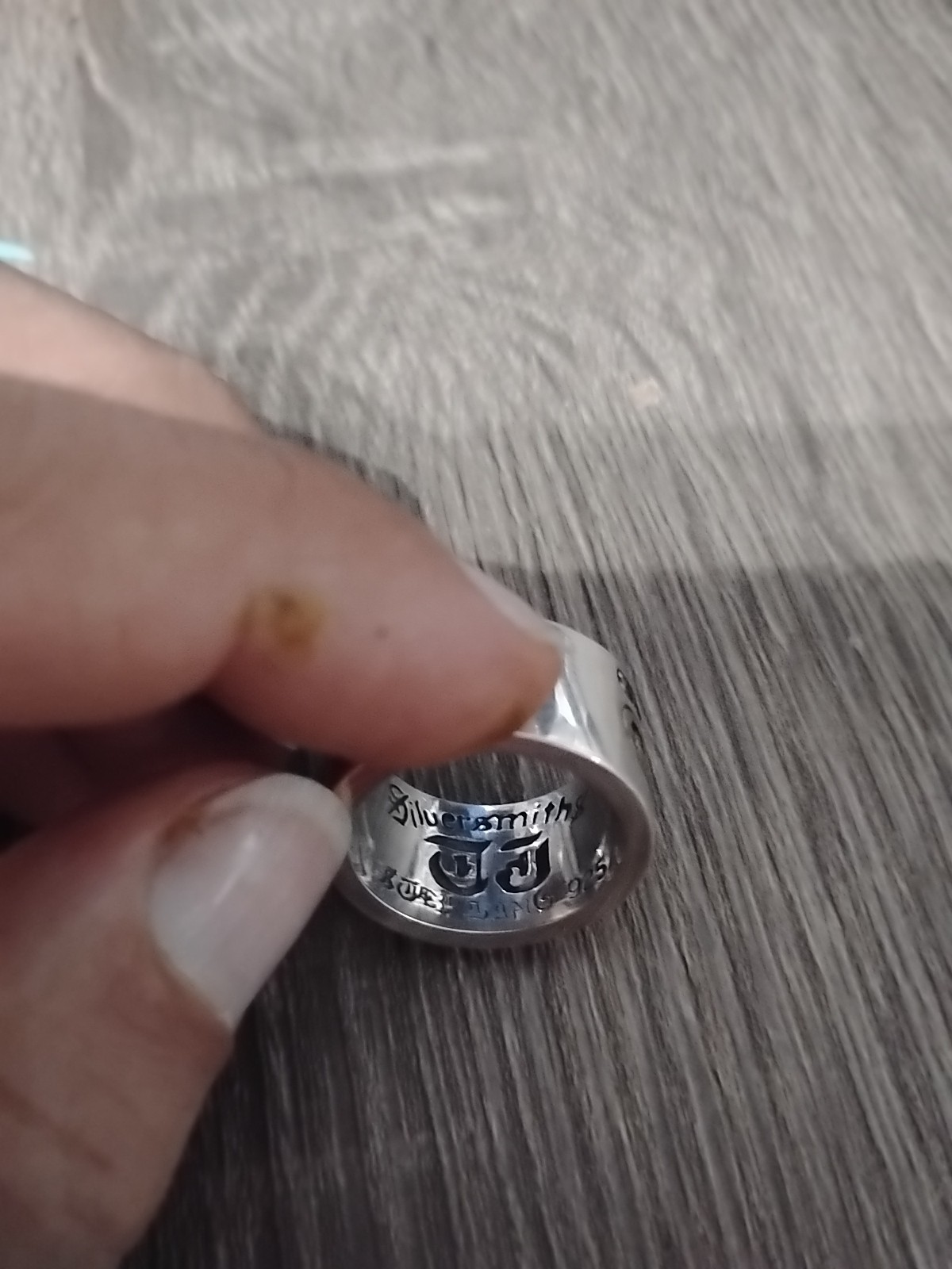 925 Sterling Silver Skull Black Zircon 15mm Wide Ring Band Sz 12 Free Shipping Item image 15