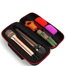 Generic Wireless Microphone Case: Hard EVA Case for Handheld Microphone Dual Mic - £24.85 GBP