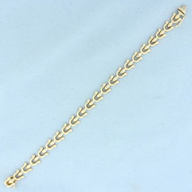 Wishbone Link Bracelet in 14k Yellow Gold - £717.73 GBP