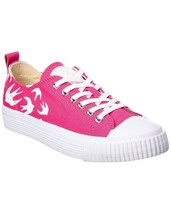 MCQ Alexander Mcqueen Swallow Canvas Sneaker Shoe Acid Pink ( 40 ) - $222.72