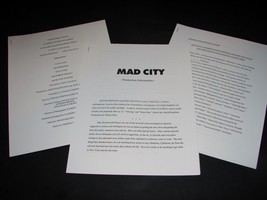 1997 Costa-Gavras Movie MAD CITY Press Kit Production Notes &amp; Cast Handbooks - £11.32 GBP
