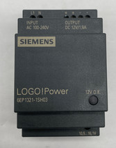 Siemens 6EP1321-1SH03 LOGO! Power Supply, 100-240V 0.53-0.3Amp  - £40.72 GBP