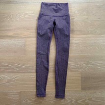 Lululemon Wunder Under Pant Hi-Rise Luxtreme Giant Herringbone sz 4 - £42.52 GBP