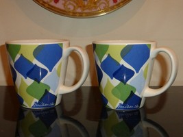 2 Jonathan Adler Happy Home Mugs - £23.09 GBP