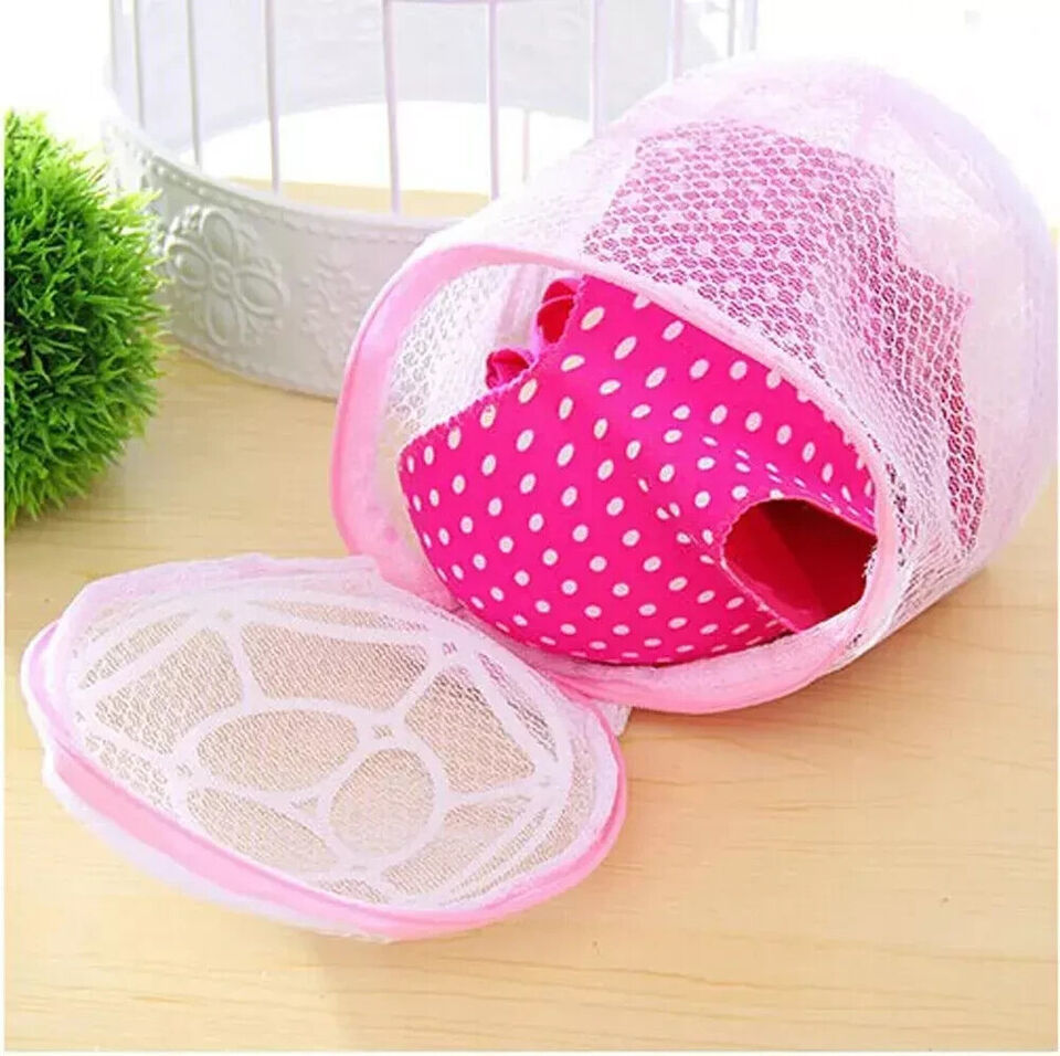 Washing Bra Bag  Underwear Lingerie Saver Mesh Wash Basket Aid Net 1Pc H... - $11.26