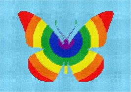 Pepita Needlepoint kit: Rainbow Butterfly, 10&quot; x 7&quot; - £39.71 GBP+