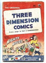 Mighty Mouse -Three Dimension Comics #2 1953 St John Golden Age g - £56.24 GBP