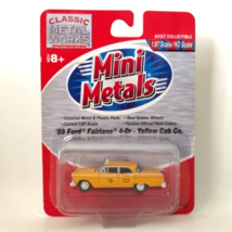 HO Yellow Cab Co 59 Ford Fairlane Car Mini Metals Classic Metal Works 30195 - $19.99
