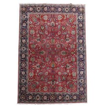 8x12 Authentic Hand Knotted Oriental Wool Rug Red B-80781 * - £1,184.88 GBP