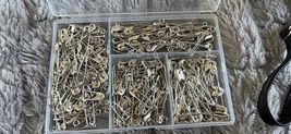 300 Pack Safety Pins Assorted, 4 Different Sizes, Strong Nickel Plated S... - $10.89