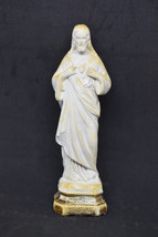 ⭐antique/vintage French religious statue (plaster) , Jesus Christ - $48.51