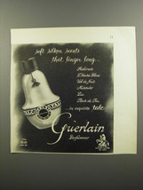 1953 Guerlain talc Advertisement - soft silken scents that linger long - £14.78 GBP