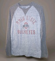 Ohio State Varsity Graphic Shirt Long Sleeve Gray Static Men’s Size Medi... - $12.58