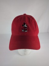 MENS DISNEY MICKEY MOUSE RED HAT ADJUSTABLE STRAPBACK CAP ONE SIZE - $19.99