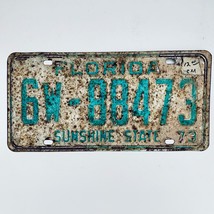 1973 United States Florida Sunshine State Passenger License Plate 6W-88473 - £13.22 GBP