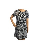 Ann Taylor Factory Woman’s Dress Black &amp; White Print Size XS Short Sleeves - $569.66 MXN