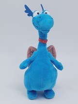 Disney Doc McStuffins Stuffy Blue Dragon Red Collar Plush 8&quot; Stuffed Toy - $12.15