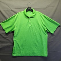 Champions Tour Golf Men&#39;s Polo Shirt Short Sleeve Green Size Lg - £6.20 GBP