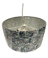 Z-Lite 203-16 Astra 3-Light Pendant Light with Patterned Fabric Drum Sha... - $101.17