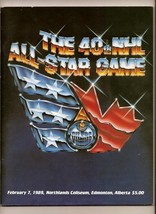 1989 NHL All Star Game Program Edmonton - £63.75 GBP