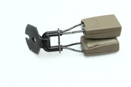 2002-2008 JAGUAR X-TYPE REAR LEFT AND MIDDLE SEAT BELT BUCKLE BEIGE H1312 image 4