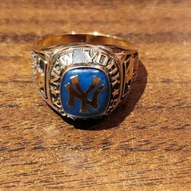 New York Yankees Classic Goldplated MLB Ring Balfour size 14, 17 grams - £50.10 GBP