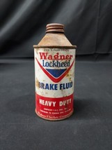 Old Wagner Cone Top Brake Fluid Can Automobile Car Oil Gas Station USA - $19.15 CAD