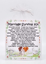 Marriage Survival Kit (cute) - A Unique Fun Novelty Wedding Gift &amp; Keeps... - $8.25