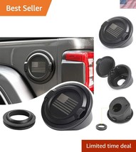 Stylish Black Gas Cap Cover for 2018-2024 Jeep Wrangler JL JLU - Twist-O... - $45.00