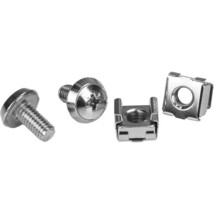 StarTech M6 Mounting Screws and Cage Nuts for Server Rack Cabinet - 100 ... - $128.24