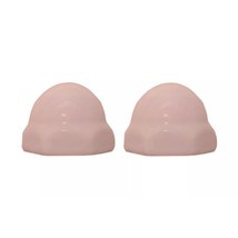 Case Color Replacement Ceramic Toilet Bolt Caps - Set of 2 - Bermuda Coral - £35.26 GBP