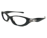 Vintage Oakley Eyeglasses Frames Haylon A Black Purple Striped Round 48-... - $65.29