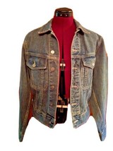 Joe&#39;s Industrial Denim Jacket Blue Women Size Small Sandblast Jean Garag... - $42.58