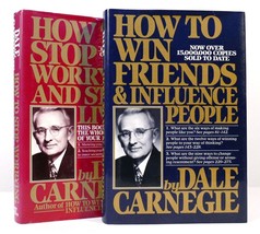 Dale Carnegie How To Stop Worrying And Start Living, How To Win Friends &amp; Influe - £200.85 GBP