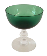 Tiffin Franciscan Killarney Green Sherbert Champagne Glass #17394 Vintage - $24.95 CAD