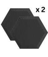 Ultimate Support 12&quot; Hexagonal Foam Wall Panel-Charcoal with Black Vinyl... - $1,302.05 MXN