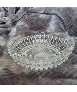 Vintage Ct Glass Candy Dish Ashtray 5.5” Scalloped Top CHIPPED Damage As... - €8,00 EUR