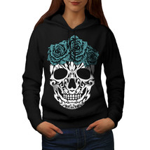 Day of Dead Sugar Skull Sweatshirt Hoody Flower Art Women Hoodie - £17.42 GBP