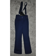 Vtg FERA STRETCH BIB WOMENS SNOW SKI PANTS WOOL POLYAMID LYCRA Blend 8R ... - $108.53 CAD