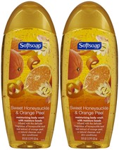 Softsoap Moisturizing Body Wash - Honeysuckle &amp; Orange Peel, 18 Fl Oz (Pack of 2 - £37.07 GBP