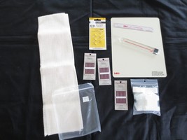 CROSS STITCH EMBROIDERY Accessories - MAGNETIC PAD, FRAME, NEEDLES, BOBB... - $20.00