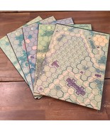 Lot Of (5) ASL Advanced Squad Leader Mounted Cardboard Maps 1 2 4 5 6 - $839.46 MXN