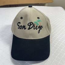 CAP USA San Diego Hat - Black - beige Adjustable - £6.98 GBP