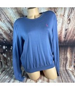 Ralph Lauren Sport Womens Size Large?? XL?? Blue Lightweight Sweater Top - £22.35 GBP